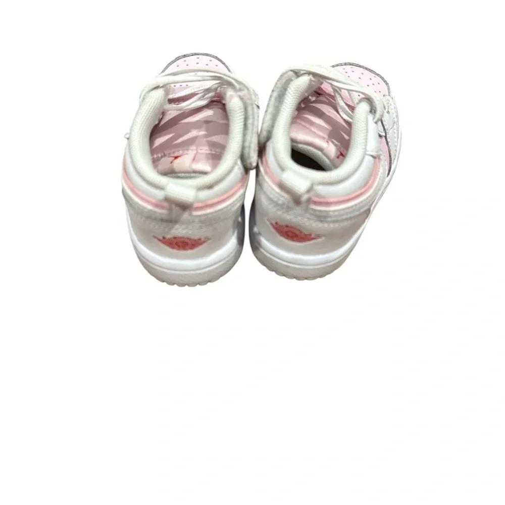 Nike Kids Pink and White Sneakers
